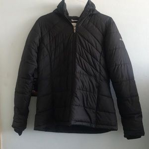 Columbia Puff Jacket with Fuzzy Hood